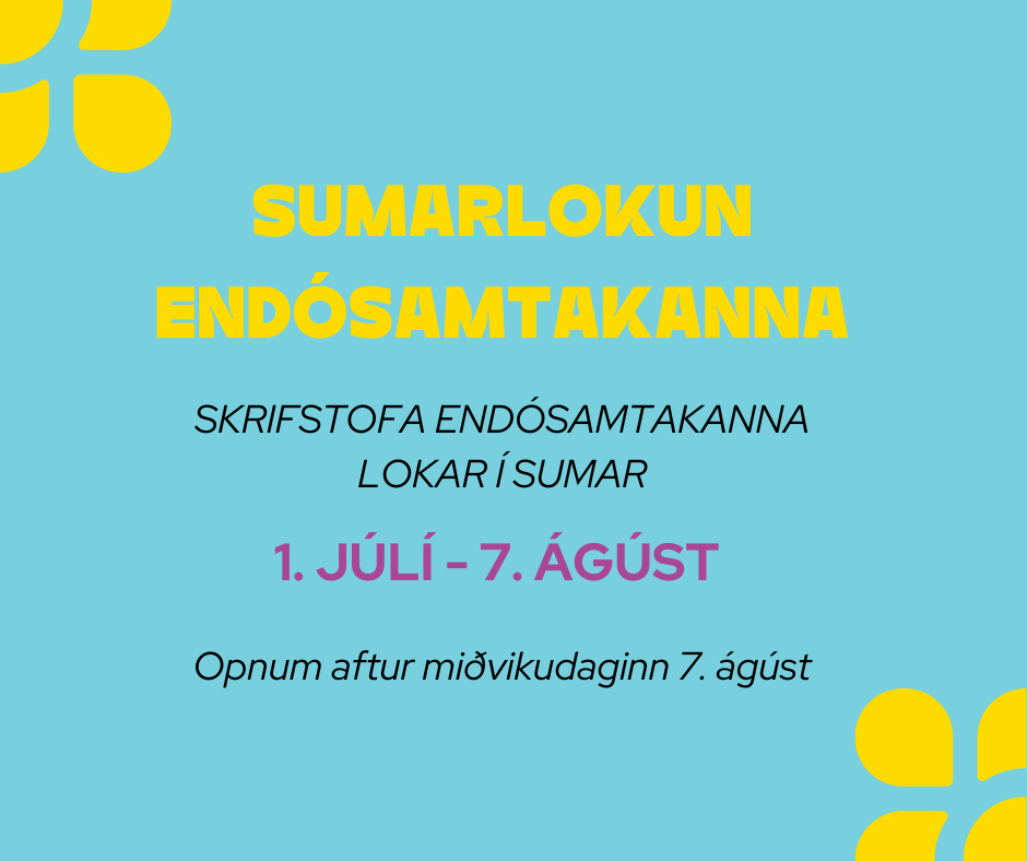 Read more about the article Sumarlokun Endósamtakanna