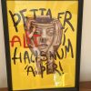 "Þetta er allt í hausnum á þér" veggspjald - Gult og brúnt - Image 2