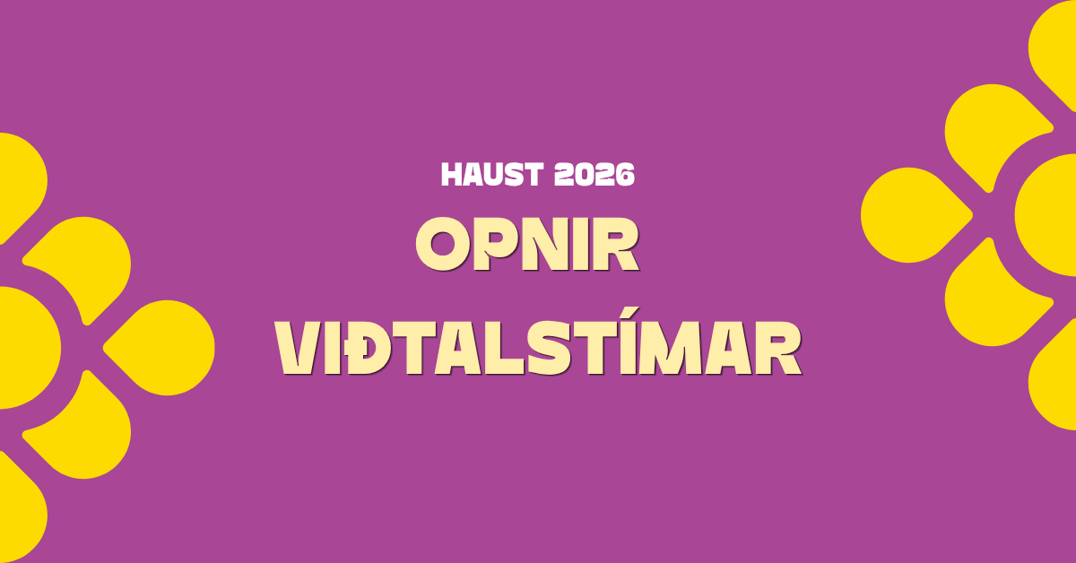 Read more about the article Opnir viðtalstímar